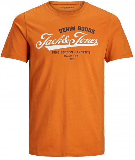 Jack & Jones Elogo T-Shirt Hawaiian Sunset - Pólók - Nagyméretű pólók - 2XL-14XL