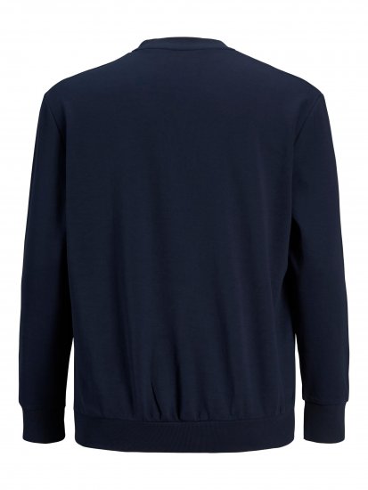 Jack & Jones Basic Sweatshirt Navy Blazer - Pulóverek & kapucnis pulóverek - Pulóverek & Kapucnis pulóver 2XL-12XL