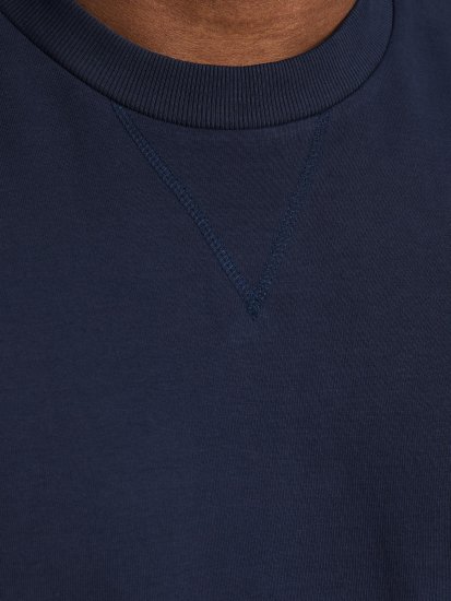 Jack & Jones Basic Sweatshirt Navy Blazer - Pulóverek & kapucnis pulóverek - Pulóverek & Kapucnis pulóver 2XL-12XL