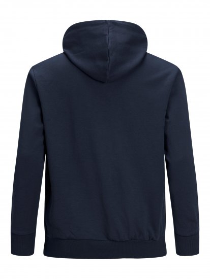 Jack & Jones Basic Sweat Hood Navy Blazer - Pulóverek & kapucnis pulóverek - Pulóverek & Kapucnis pulóver 2XL-12XL