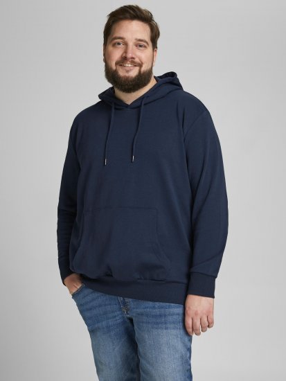 Jack & Jones Basic Sweat Hood Navy Blazer - Pulóverek & kapucnis pulóverek - Pulóverek & Kapucnis pulóver 2XL-12XL