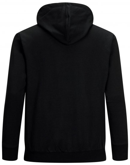 Jack & Jones Basic Hoodie Black - Pulóverek & kapucnis pulóverek - Pulóverek & Kapucnis pulóver 2XL-12XL