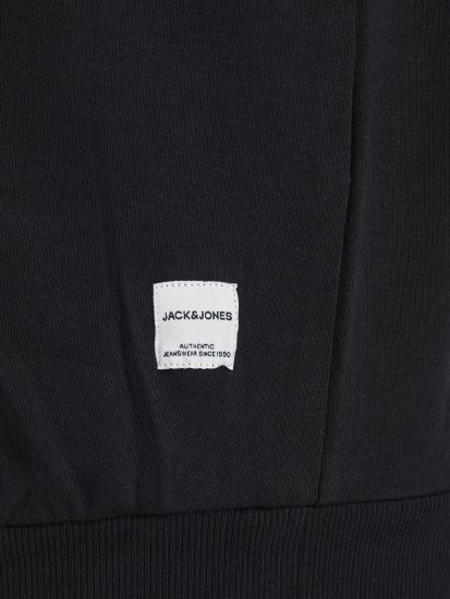 Jack & Jones Basic Hoodie Black - Pulóverek & kapucnis pulóverek - Pulóverek & Kapucnis pulóver 2XL-12XL
