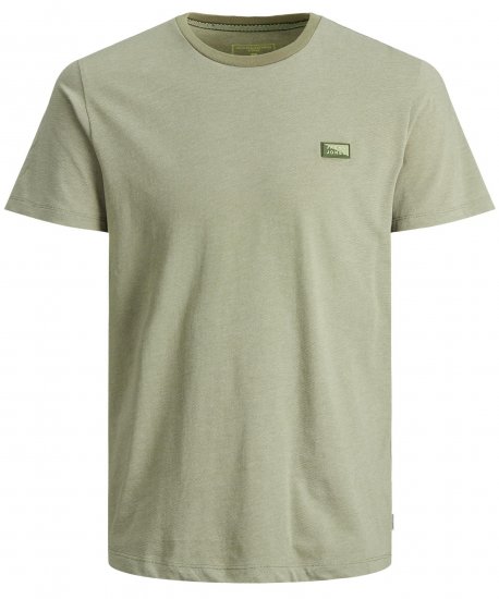 Jack & Jones Schultz Crew Neck T-Shirt Green - Pólók - Nagyméretű pólók - 2XL-14XL
