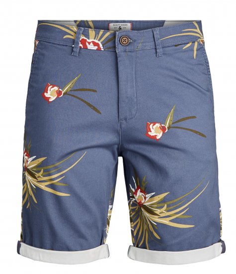 Jack & Jones Bowie Chino Short Indigo - Rövidnadrág - Nagyméretű Rövidnadrág W40-W60