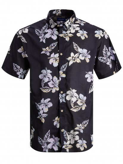Jack & Jones Hazy Shirt S/S Dark Navy - Ingek - Ingek 2XL-10XL