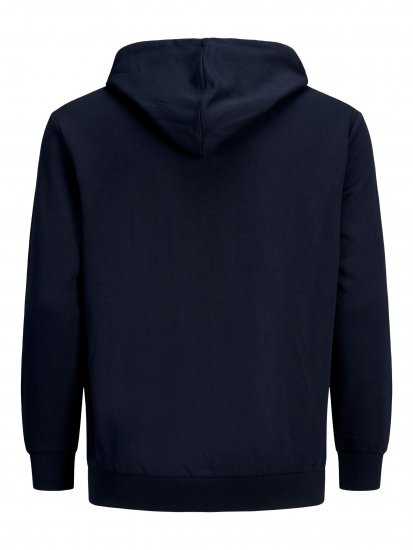 Jack & Jones Califlomax Sweat Hood Navy blazer - Pulóverek & kapucnis pulóverek - Pulóverek & Kapucnis pulóver 2XL-12XL