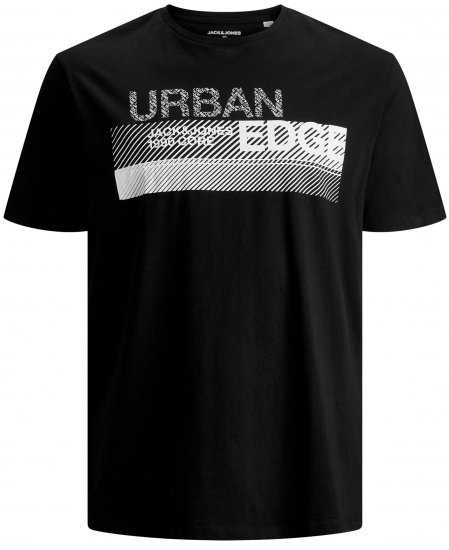Jack & Jones Booster T-shirt Black - Pólók - Nagyméretű pólók - 2XL-14XL