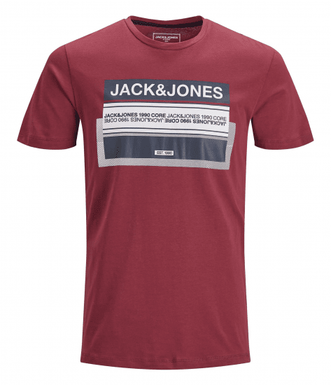 Jack & Jones Booster T-shirt Sun-Dried Tomato - Pólók - Nagyméretű pólók - 2XL-14XL