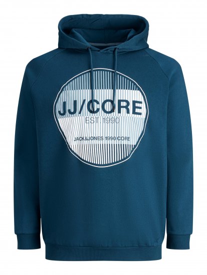Jack & Jones Booster Hoodie Blue - Pulóverek & kapucnis pulóverek - Pulóverek & Kapucnis pulóver 2XL-12XL