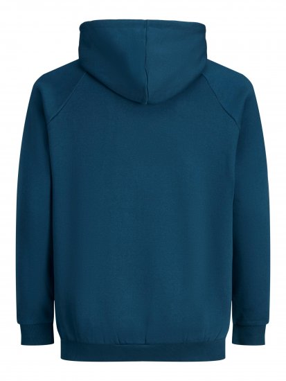 Jack & Jones Booster Hoodie Blue - Pulóverek & kapucnis pulóverek - Pulóverek & Kapucnis pulóver 2XL-12XL