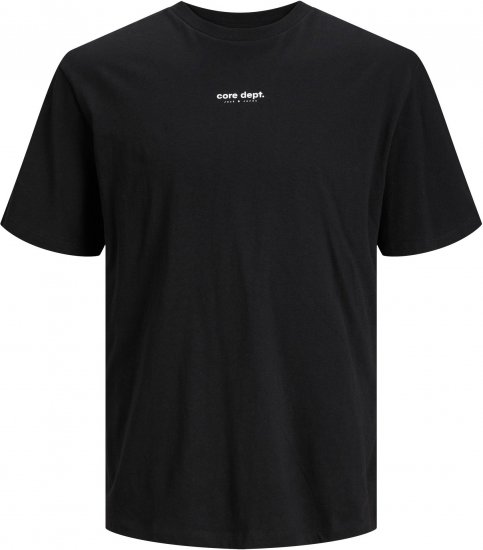 Jack & Jones JCOEDITION BERLIN T-Shirt Black - Pólók - Nagyméretű pólók - 2XL-14XL