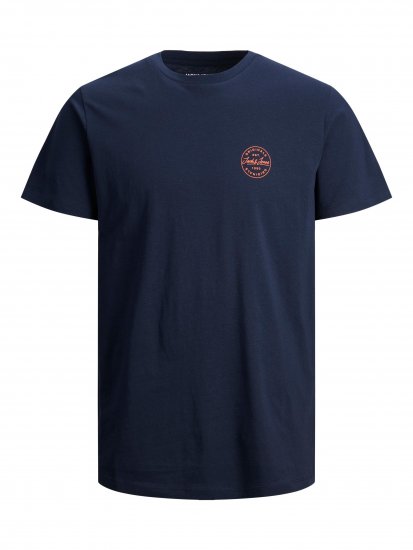 Jack & Jones JJESHARK TEE Navy - Pólók - Nagyméretű pólók - 2XL-14XL
