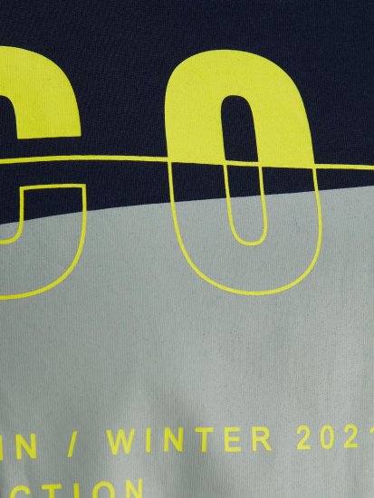 Jack & Jones JCOBOOSTER TEE Navy - Pólók - Nagyméretű pólók - 2XL-14XL