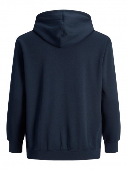 Jack & Jones JPRBLUBOOSTER SWEAT Hoodie Navy - Pulóverek & kapucnis pulóverek - Pulóverek & Kapucnis pulóver 2XL-12XL