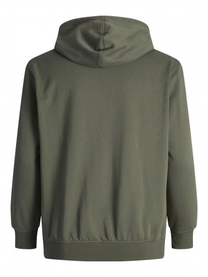 Jack & Jones JPRBLUBOOSTER SWEAT Hoodie Khaki - Pulóverek & kapucnis pulóverek - Pulóverek & Kapucnis pulóver 2XL-12XL