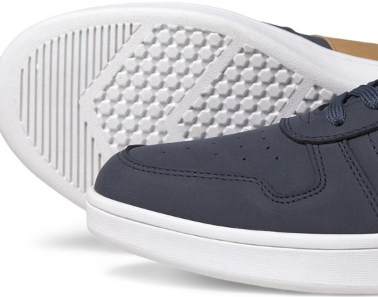 Jack & Jones Dang Faux Nubuck Combo Sneakers Navy Blazer - Férfi cipők 40-52 - 