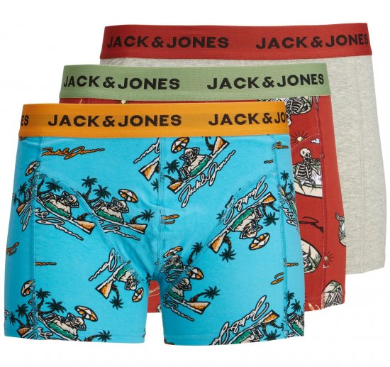 Jack & Jones JACJAXON Boxers 3-pack - Alsónemű & strandruhák - Nagyméretű Alsónemű 2XL-8XL