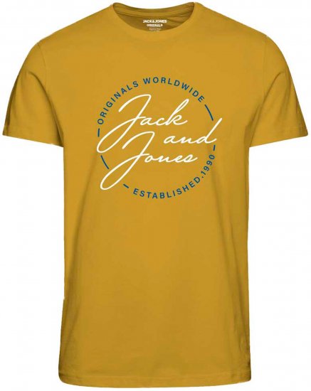 Jack & Jones JORJERRYS TEE Yellow - Pólók - Nagyméretű pólók - 2XL-14XL