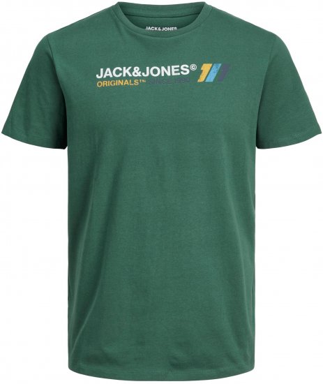 Jack & Jones JORNATE TEE Green - Pólók - Nagyméretű pólók - 2XL-14XL