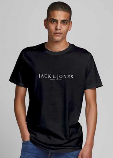 Jack & Jones JPRBLABOOSTER T-shirt Black - Pólók - Nagyméretű pólók - 2XL-14XL