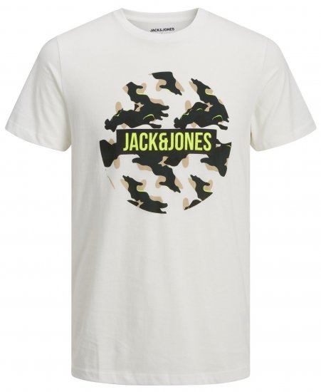 Jack & Jones JJRAMP T-Shirt White - Pólók - Nagyméretű pólók - 2XL-14XL