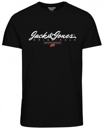 Jack & Jones JORSYMBOL T-shirt Black - Pólók - Nagyméretű pólók - 2XL-14XL