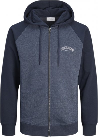 Jack & Jones Ricky Hoodie Navy Blazer - Pulóverek & kapucnis pulóverek - Pulóverek & Kapucnis pulóver 2XL-12XL