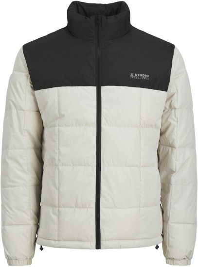 Jack & Jones BEN Windproof Jacket White - Kabátok - Nagyméretű Kabátok - 2XL-8XL