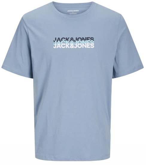 Jack & Jones JJCYBER T-Shirt Mountain Spring - Pólók - Nagyméretű pólók - 2XL-14XL