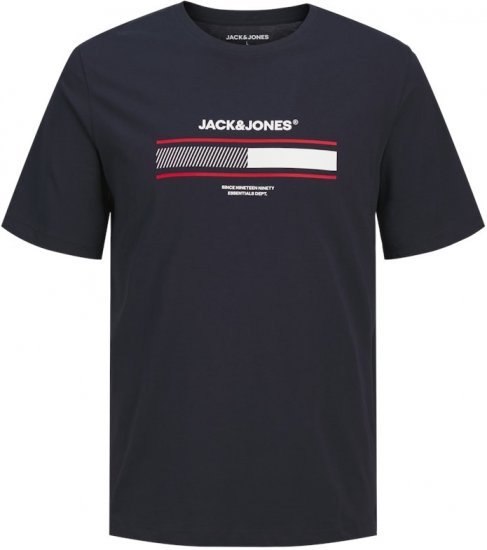 Jack & Jones SOUTH T-Shirt Navy Blazer - Pólók - Nagyméretű pólók - 2XL-14XL