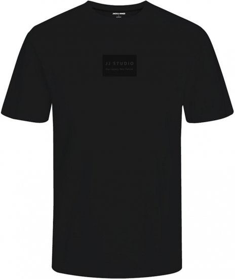 Jack & Jones Hakkai T-Shirt Black - Pólók - Nagyméretű pólók - 2XL-14XL