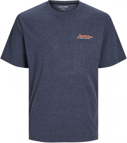 Jack & Jones ERIK T-Shirt Navy Blazer - Pólók - Nagyméretű pólók - 2XL-14XL