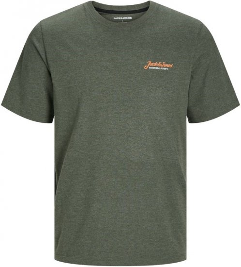 Jack & Jones ERIK T-Shirt Kombu Green - Pólók - Nagyméretű pólók - 2XL-14XL