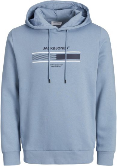 Jack & Jones South Hoodie Light Blue - Pulóverek & kapucnis pulóverek - Pulóverek & Kapucnis pulóver 2XL-12XL