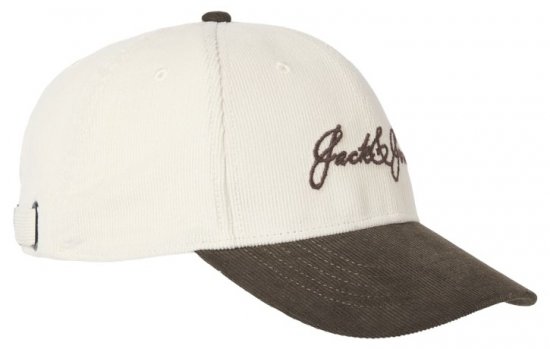 Jack & Jones Base Corduroy Cap Antique White - Kiegészítők - 