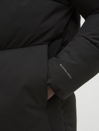 Jack & Jones Global Puffer Jacket Black - Kabátok - Nagyméretű Kabátok - 2XL-8XL