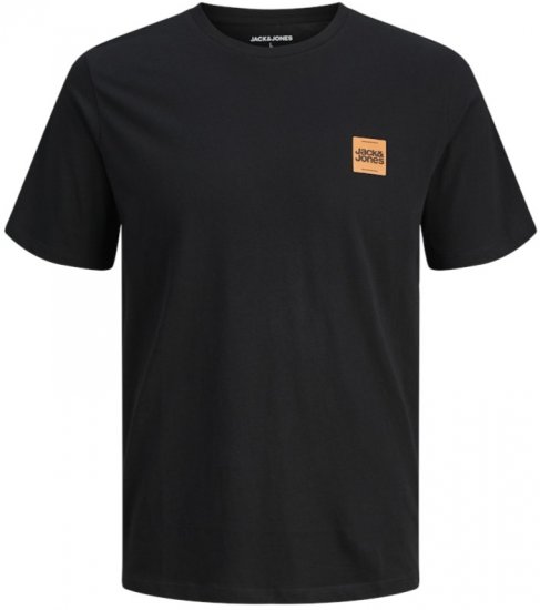 Jack & Jones Brandy Crew Neck T-Shirt Black - Pólók - Nagyméretű pólók - 2XL-14XL