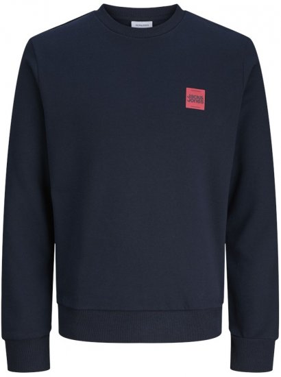 Jack & Jones Brandy Crew Neck Sweatshirt Sky Captain - Pulóverek & kapucnis pulóverek - Pulóverek & Kapucnis pulóver 2XL-12XL
