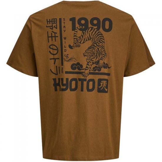 Jack & Jones Miko Crew Neck T-Shirt Monks Robe - Pólók - Nagyméretű pólók - 2XL-14XL