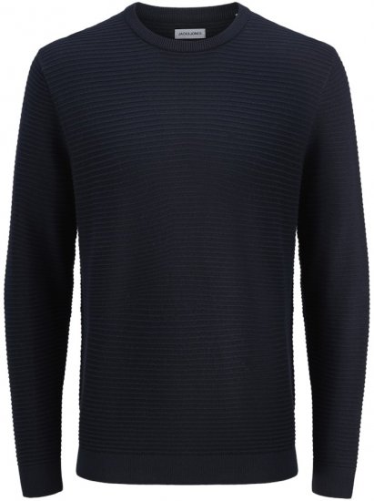 Jack & Jones Otto Crew Neck Knit Pullover Sky Captain - Pulóverek & kapucnis pulóverek - Pulóverek & Kapucnis pulóver 2XL-12XL
