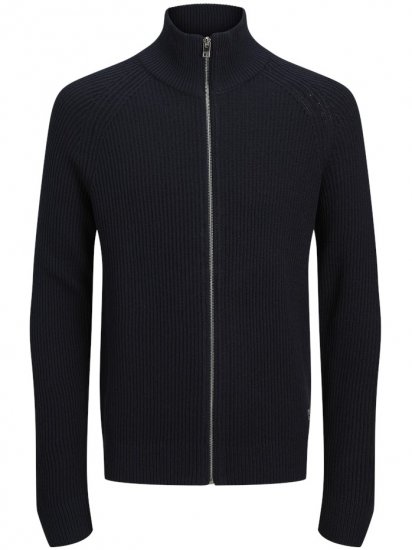 Jack & Jones Pannel Zip Knit Cardigan Sky Captain - Pulóverek & kapucnis pulóverek - Pulóverek & Kapucnis pulóver 2XL-12XL