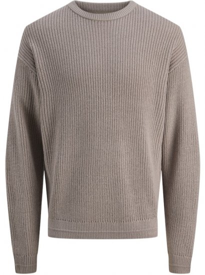 Jack & Jones Kaito Knit Crew Neck Pullover Atmosphere - Pulóverek & kapucnis pulóverek - Pulóverek & Kapucnis pulóver 2XL-12XL