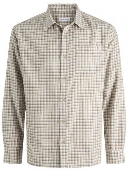 Jack & Jones Mini Check Long Sleeve Shirt Atmosphere - Ingek - Ingek 2XL-10XL
