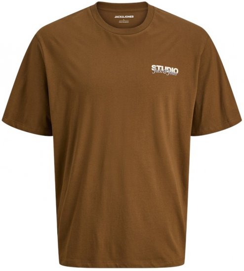 Jack & Jones Yuki Crew Neck T-Shirt Monks Robe - Pólók - Nagyméretű pólók - 2XL-14XL