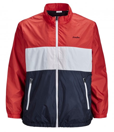 Jack & Jones Hunter Light Jacket Red - Kabátok - Nagyméretű Kabátok - 2XL-8XL