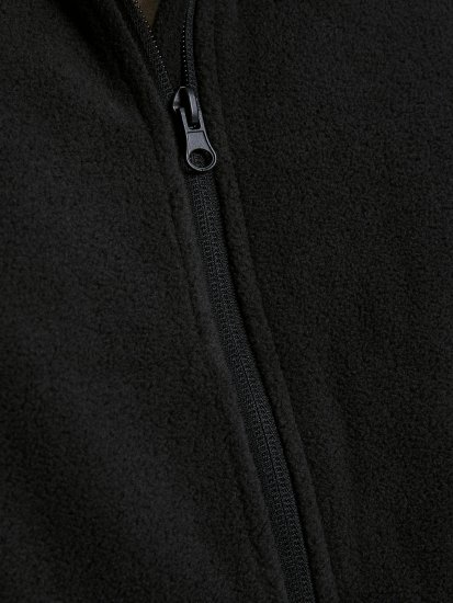 Jack & Jones Hype Fleece Black - Kabátok - Nagyméretű Kabátok - 2XL-8XL