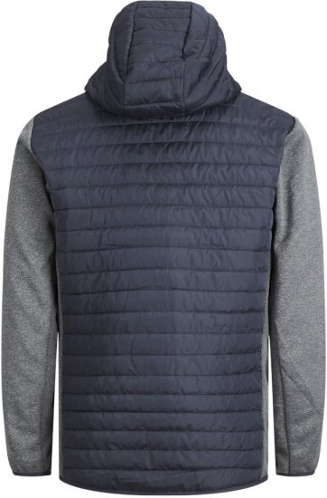 Jack & Jones MULTI QUILTED SET-IN Sleeves Jacket Grey Melange - Kabátok - Nagyméretű Kabátok - 2XL-8XL