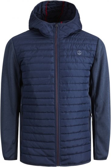 Jack & Jones MULTI QUILTED SET-IN Sleeves Jacket Navy Blazer - Kabátok - Nagyméretű Kabátok - 2XL-8XL