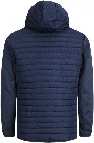 Jack & Jones MULTI QUILTED SET-IN Sleeves Jacket Navy Blazer - Kabátok - Nagyméretű Kabátok - 2XL-8XL